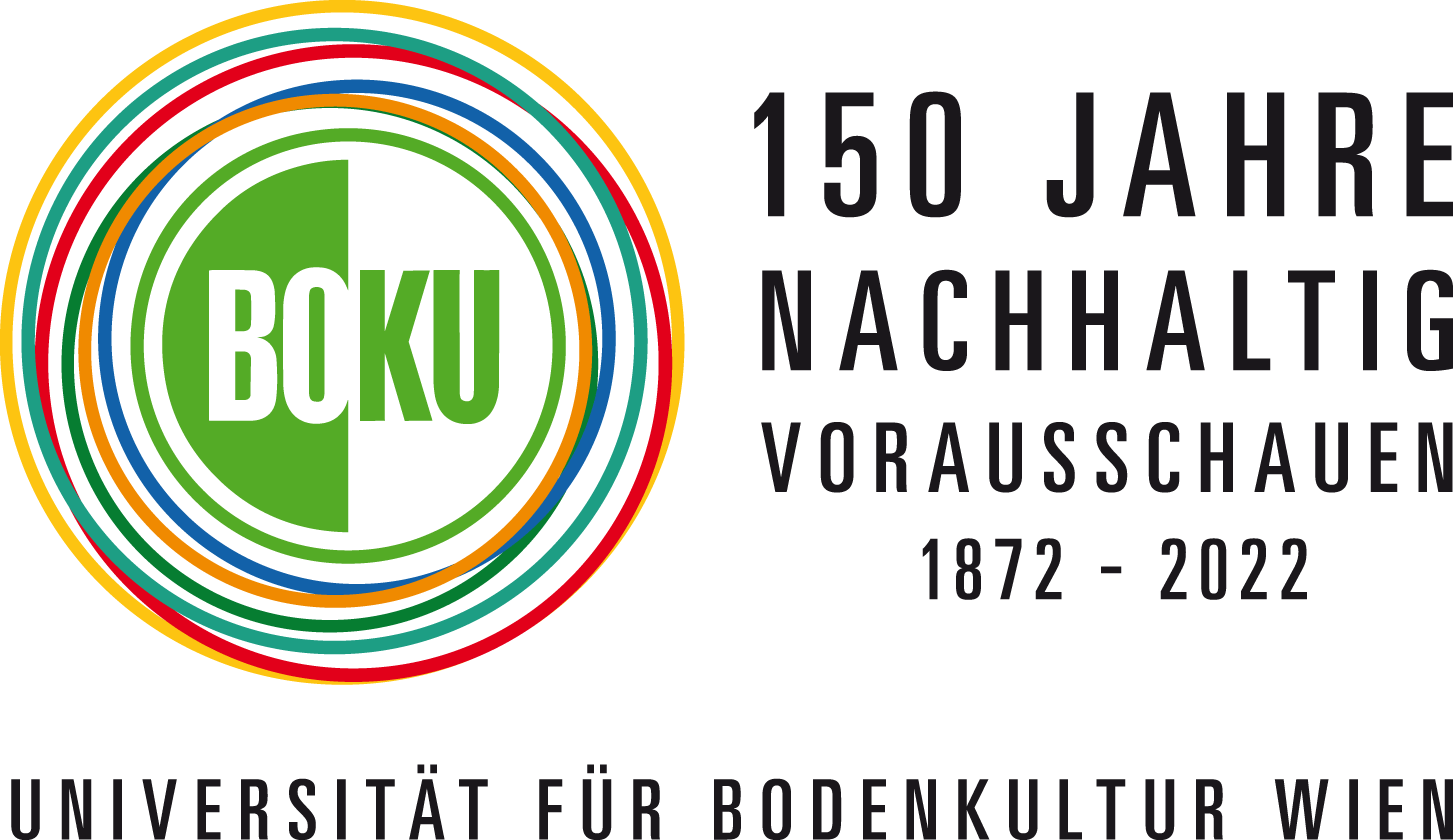 Logo BOKU 150 Jahre 