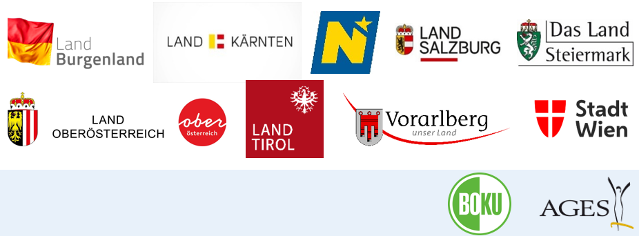 Logoleiste Bundesländer, AGES und BOKU