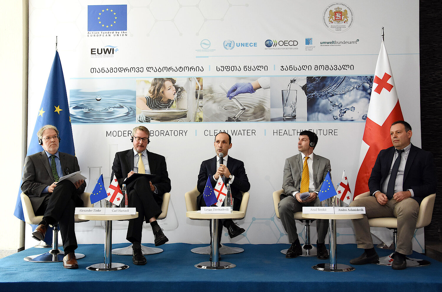 Photo EUWI+ press conference Georgia
