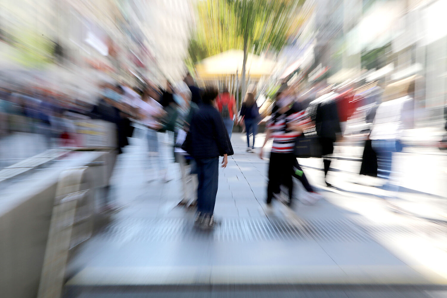 Foto Menschen in der Stadt