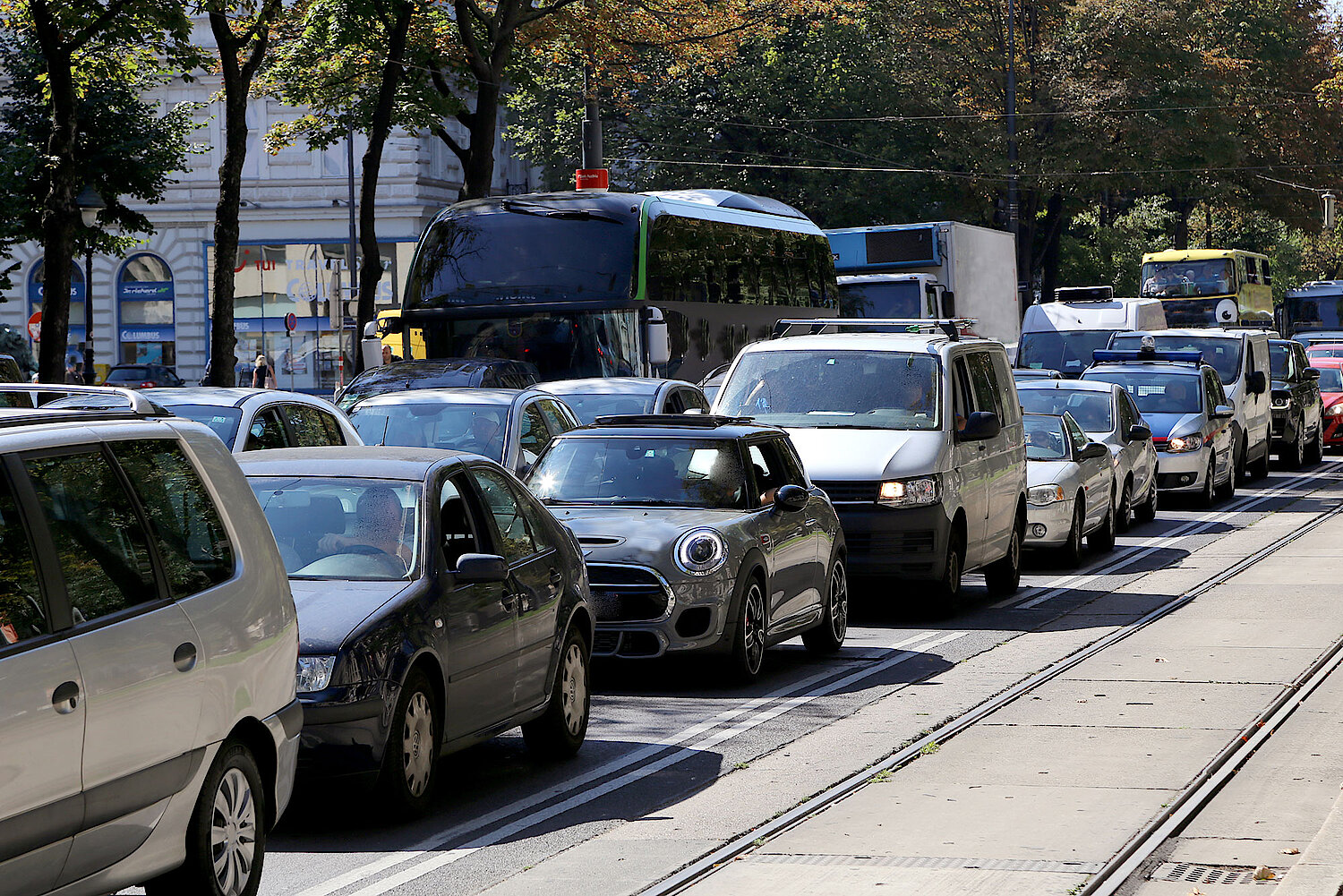 Foto Verkehrstau