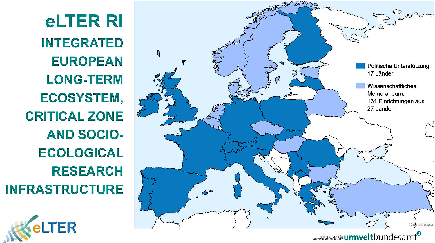 Karte ELter in Europa