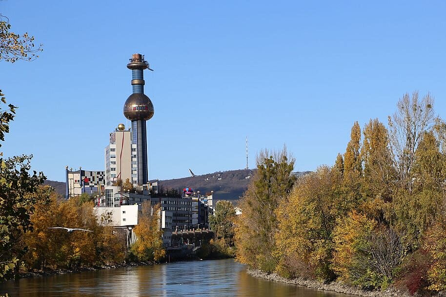 Foto Müllverbrennungsanlage Spittelau in Wien