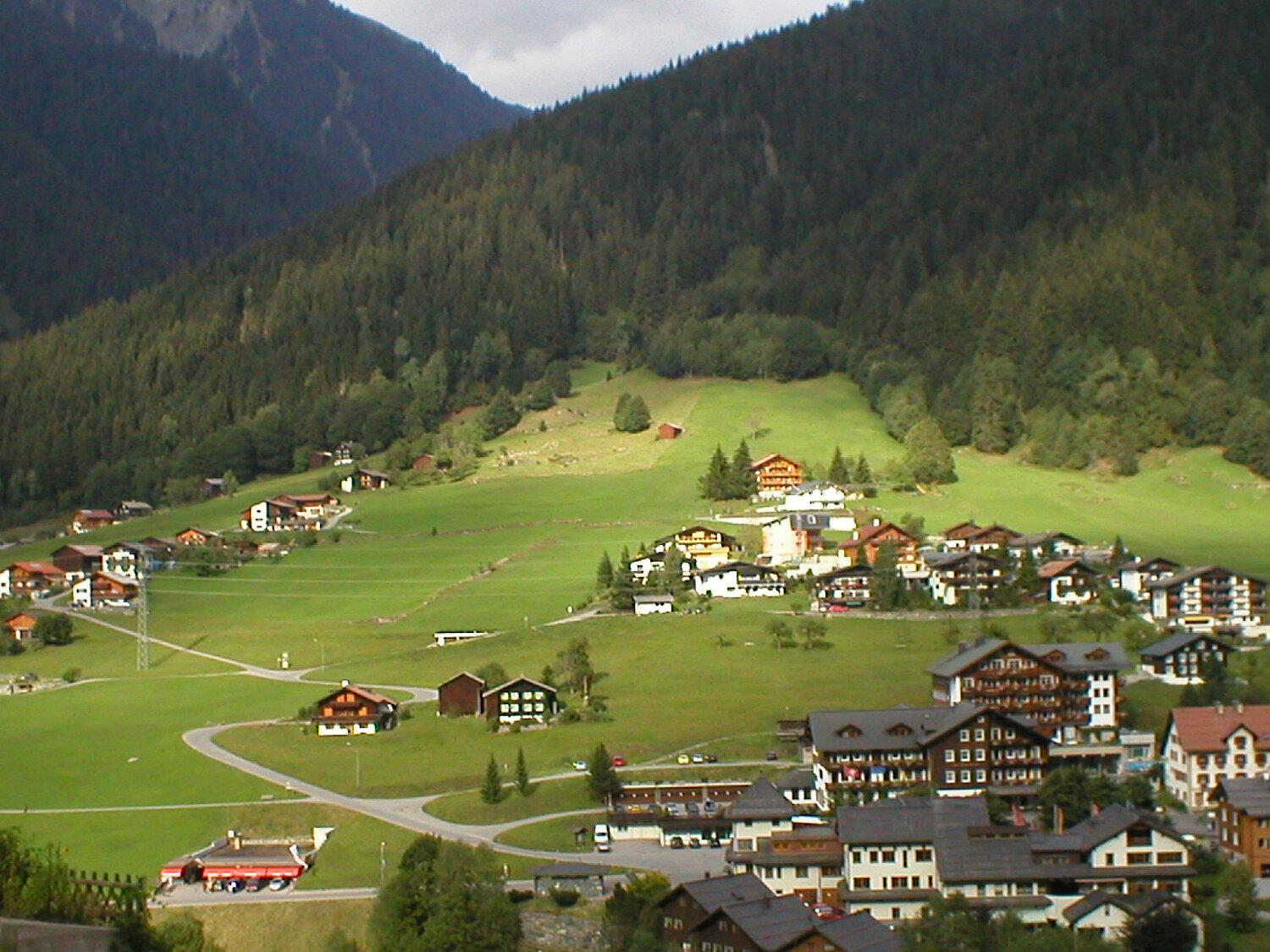 Besiedelung alpines Tal