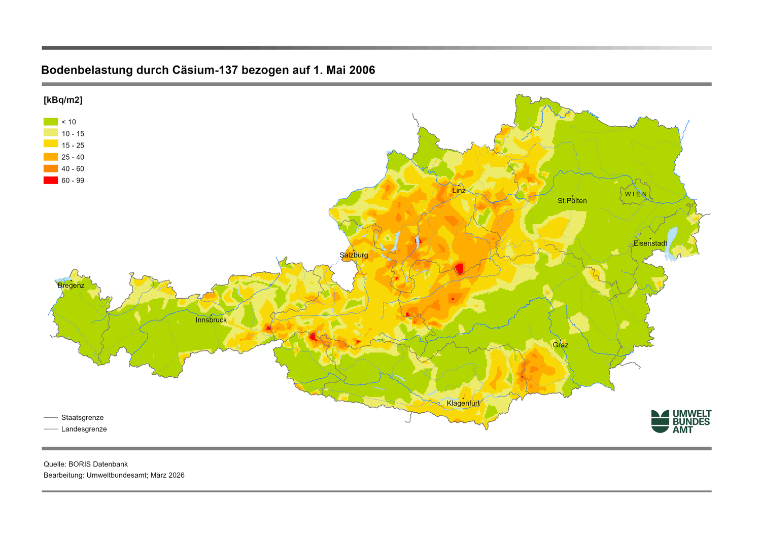Karte der Cäsiumbelastung 2066