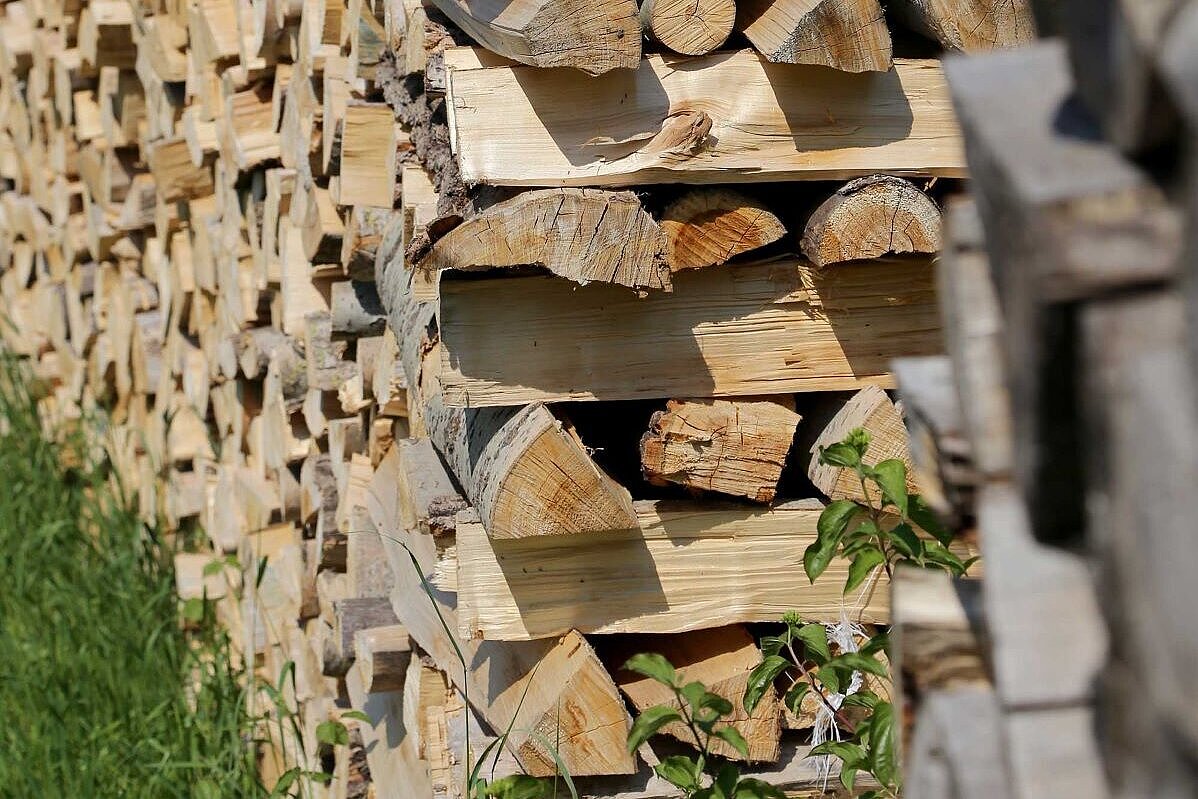 Foto Holzstapel