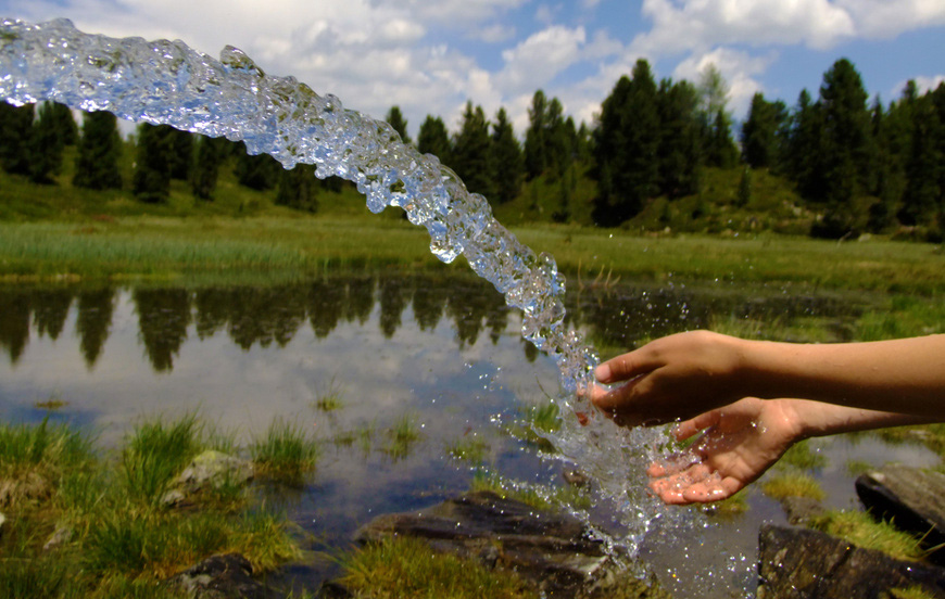 Foto Wasserstrahl