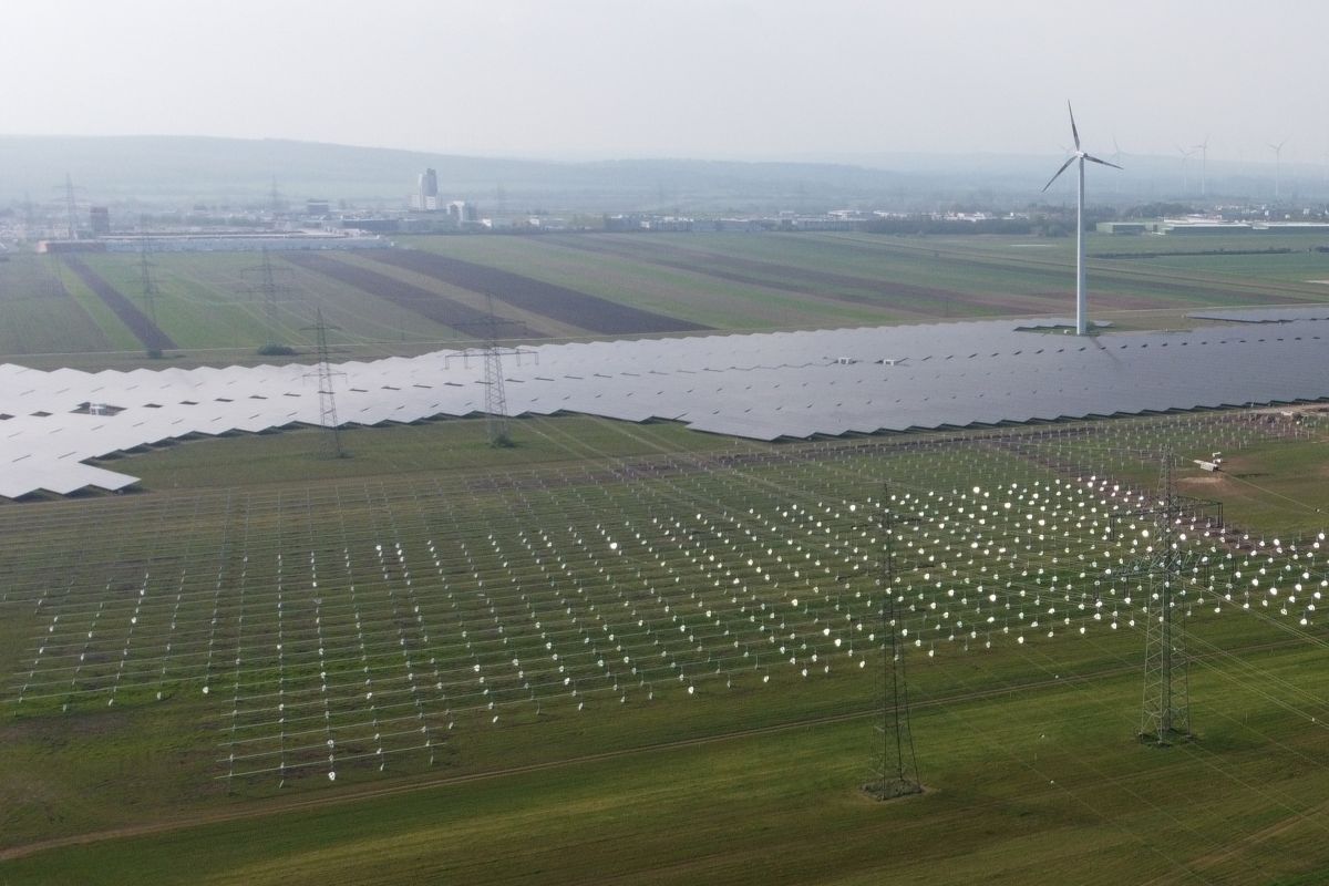 Photovoltaik und Windpark in Tadten/Wallern.