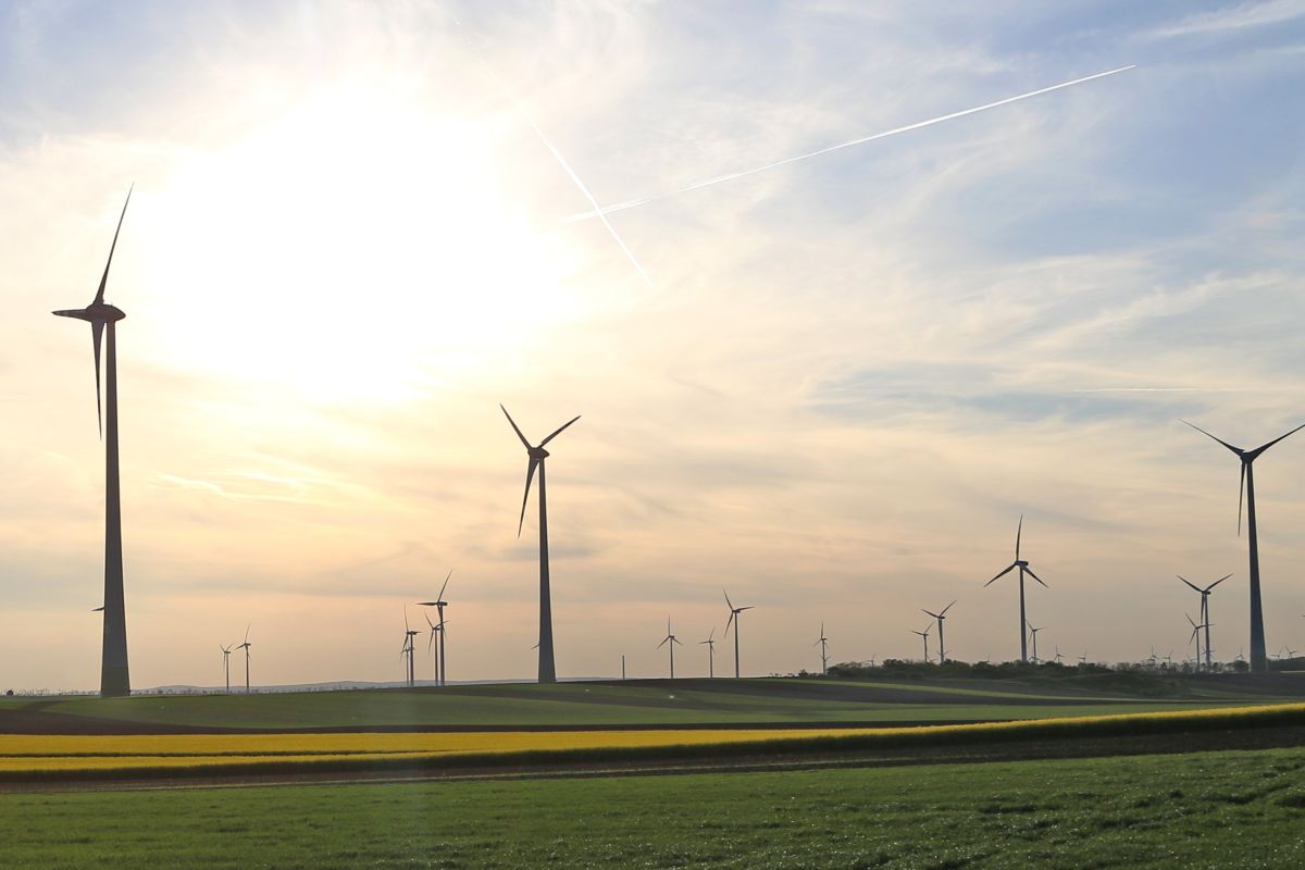 Windpark im Burgenland