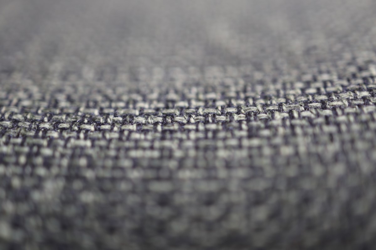 silberne Textilstoff