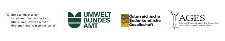 Logoleiste BMK, ÖBG, AGES, BFW, Umweltbundesamt