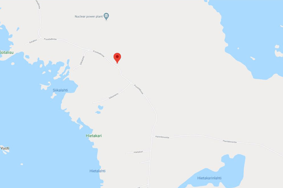 Karte Standort Kernkraftwerk Fennovoima