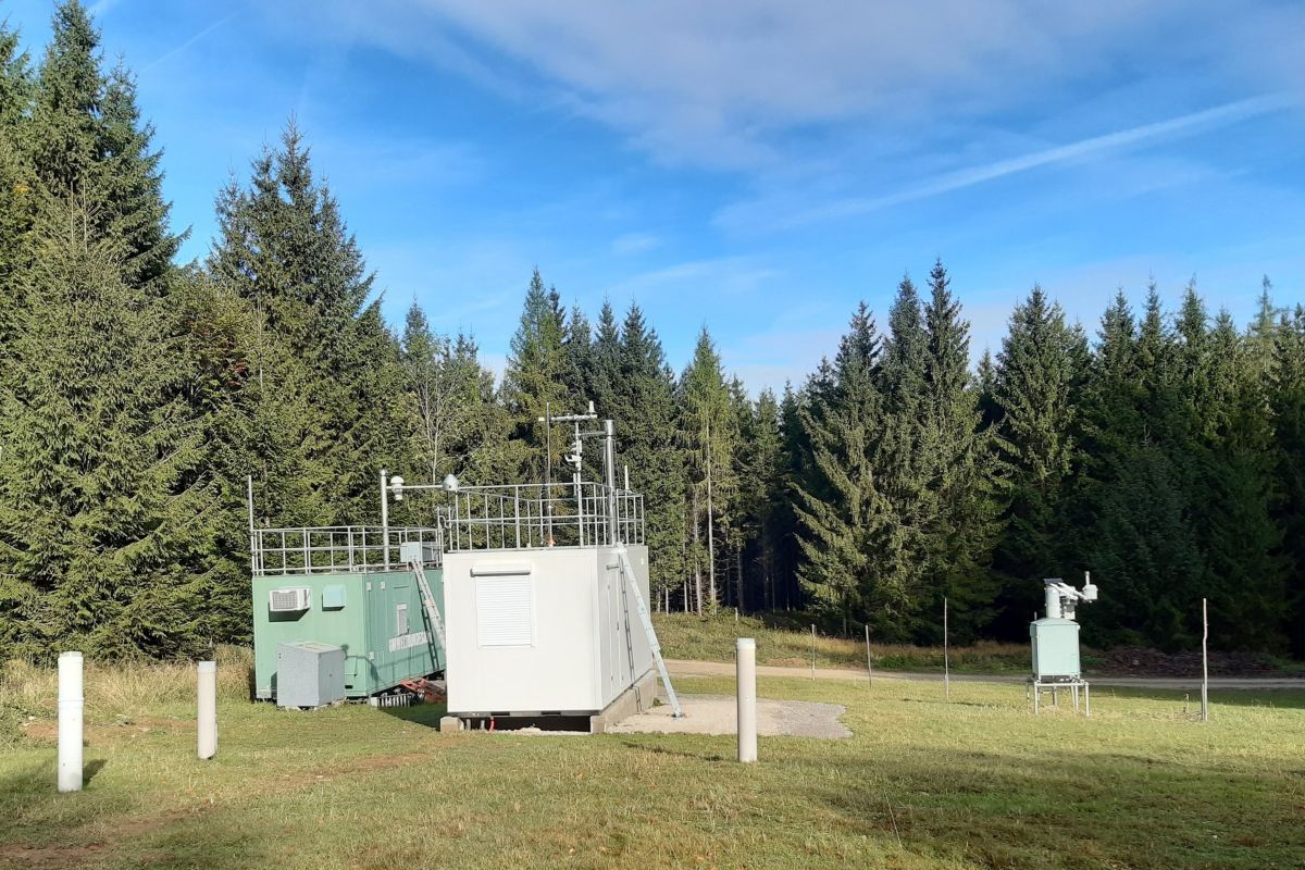 Foto Luftmessstelle Zöbelboden