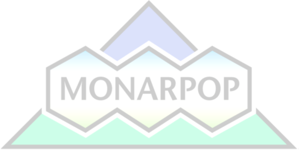 Logo Berg mit dem Schriftzug Monarpop