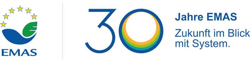 30 Jahre EMAS Signet