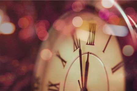 Ziffernblatt der Uhr